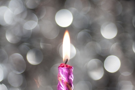 burning candleの写真素材