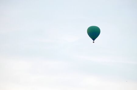 Beautiful Hot Air Balloon in the skyの写真素材