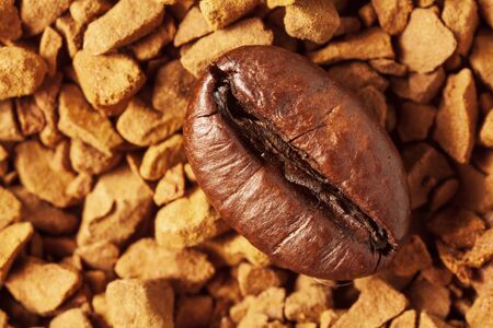 beautiful close-up photo of roasted coffee beanの写真素材