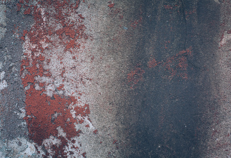 Background of old colorful peeling paint wall. Pattern of rustic grunge material.Textureの写真素材