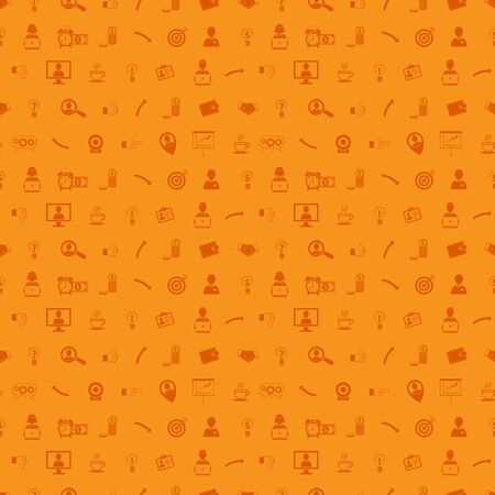 Ecommerce and business concept seamless vector backgroundのイラスト素材