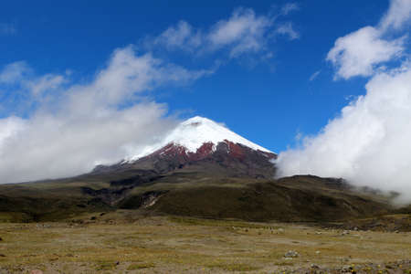 Cotopaxi Volcano in Ecuador near Quitoの写真素材