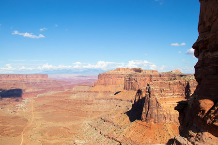 View into Canyonlands National Park USA Utah