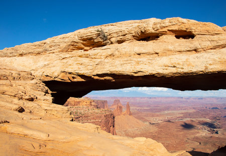 Canyonlands National Park in the USA Mesa Archの写真素材