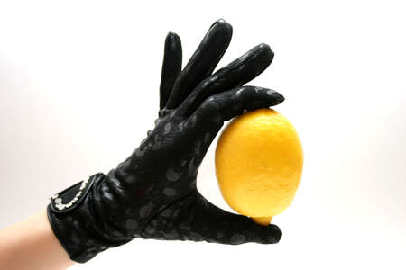 Gloves-lemonの写真素材