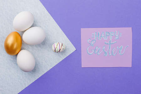 Chicken Easter eggsの写真素材