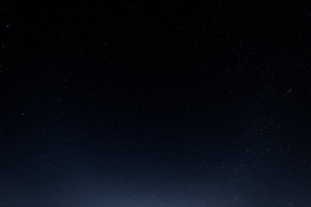 Beautiful starry blue sky