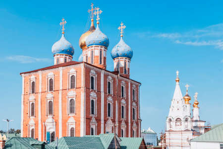 Dormition Cathedral and the Church of the Epiphany of the Ryazan Kremlinの写真素材