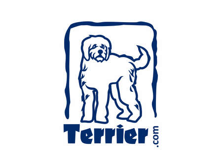 Terrier dog design easy to editのイラスト素材