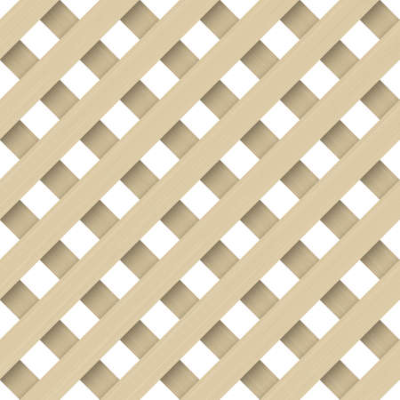 Seamless texture of wooden lattices or blinds bars. Vector graphicsのイラスト素材