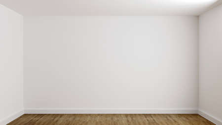 Background white wall room in new house