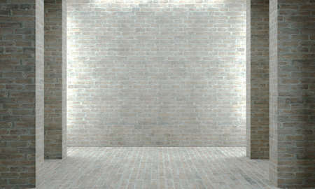 Gray wall concrete or brick industrial constructionの写真素材