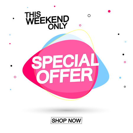 Special offer, discount icon, app icon, vector illustrationのイラスト素材