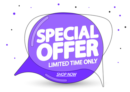 Special offer, discount icon, app icon, vector illustrationのイラスト素材