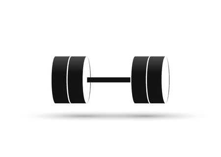 Dumbbell icon, sign design template, vector illustrationのイラスト素材