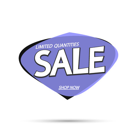 Sale bubble banner design template, discount tag, limited edition, app icon, vector illustrationのイラスト素材