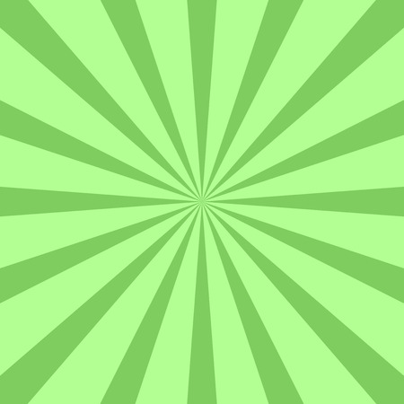 Green radial background, poster design template, vector illustrationのイラスト素材