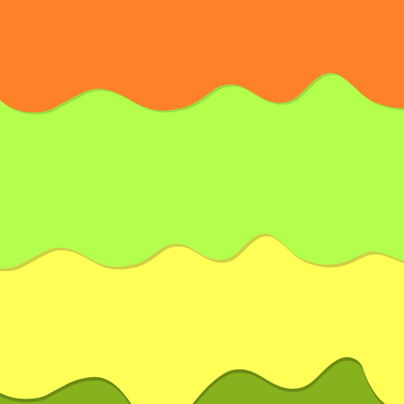 Melting ice cream, poster design template, vector illustrationのイラスト素材