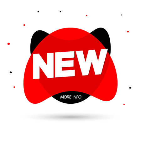 New bubble banner design template, app icon, vector illustrationのイラスト素材