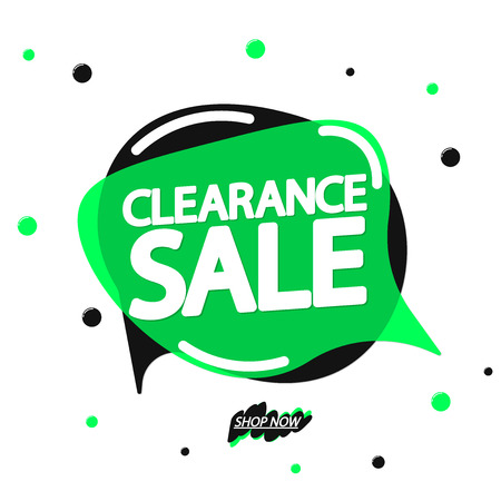 Clearance Sale tag, banner design, app icon, vector illustrationのイラスト素材
