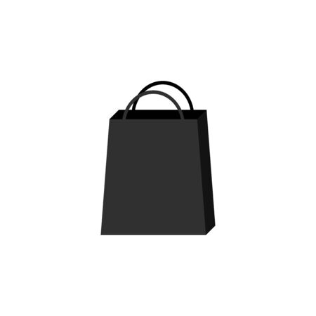 Shopping bag icon, flat design template, vector illustrationのイラスト素材
