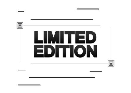 Limited Edition, banner design template, app icon, vector illustrationのイラスト素材