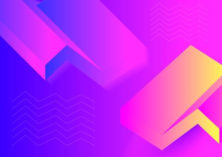 Abstract background, poster design template, landing page, vector illustrationのイラスト素材