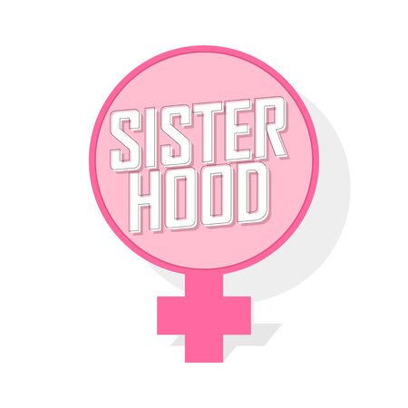 Sisterhood banner design template, vector illustrationのイラスト素材