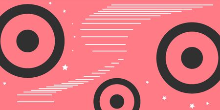 Minimal abstract background, poster design template, landing page, vector illustrationのイラスト素材