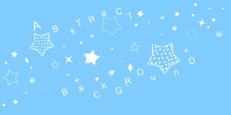 Kawai abstract background, poster design template, landing page, creative geometric web banner, vector illustrationのイラスト素材