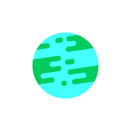 Earth icon, planet graphic design template, isolated object, vector illustrationのイラスト素材