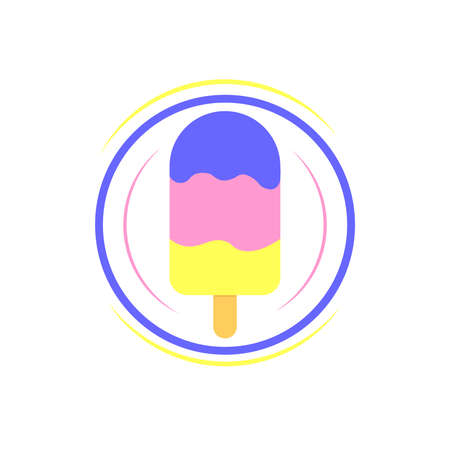 Ice Cream icon, graphic design template, vector illustration