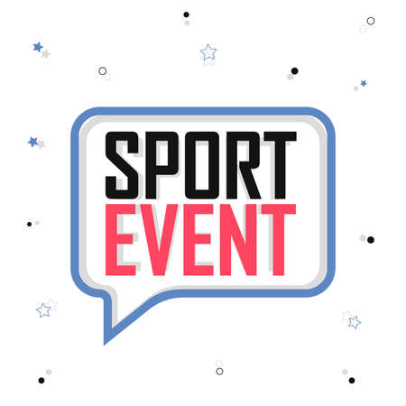 Sport Event banner design template, vector illustrationのイラスト素材