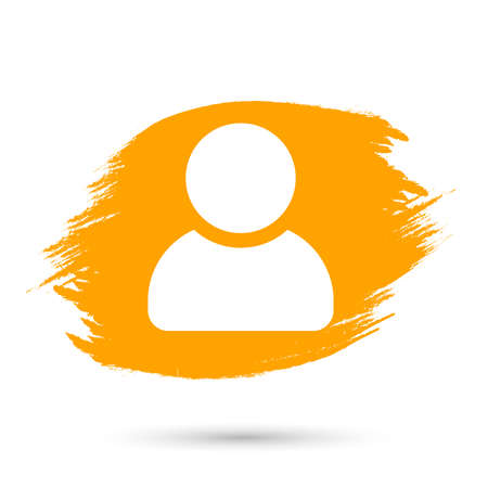 Person icon, flat design template, isolated avatar sign, vector illustrationのイラスト素材