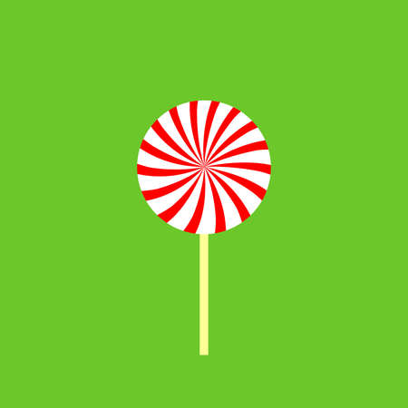 Candy icon, lollypop sign, flat graphic design template, vector illustrationのイラスト素材