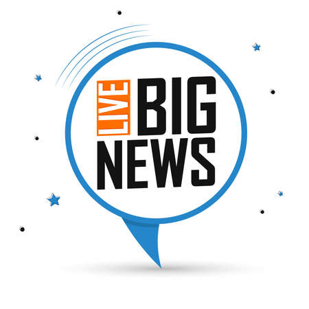 News banner design template, vector illustrationのイラスト素材