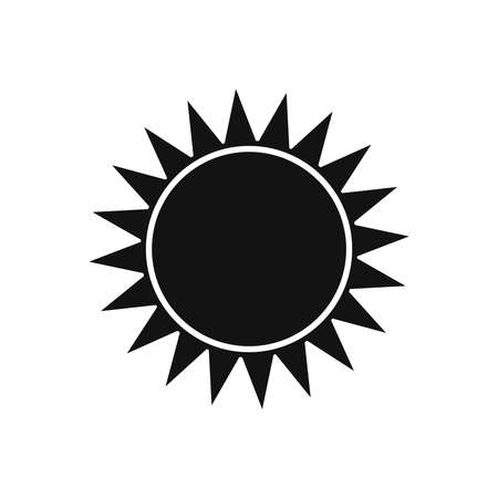 Sun icon, graphic design template, vector illustrationのイラスト素材