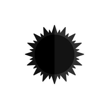 Sun icon, graphic design template, vector illustrationのイラスト素材