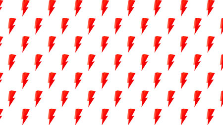 Abstract background, lighting bolt, poster design template. Colorful pattern with thunderbolt, vector illustrationのイラスト素材