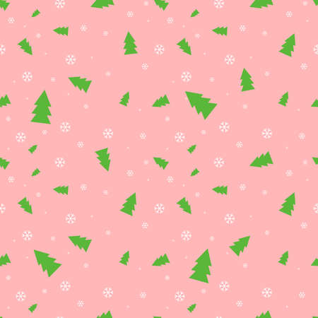 Christmas seamless pattern, Xmas poster design template, vector illustrationのイラスト素材