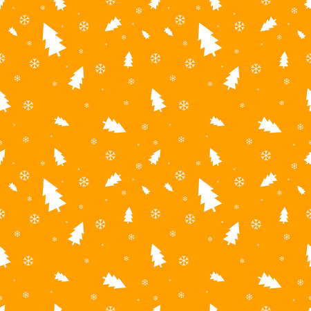Christmas seamless pattern, Xmas poster design template, vector illustrationのイラスト素材