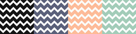 Set geometric seamless patterns. vector illustration.