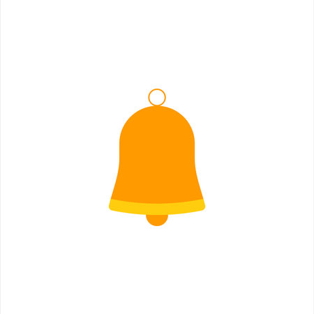 Jingle Bells icon, Christmas symbol, graphic design template, Xmas sign, vector illustrationのイラスト素材