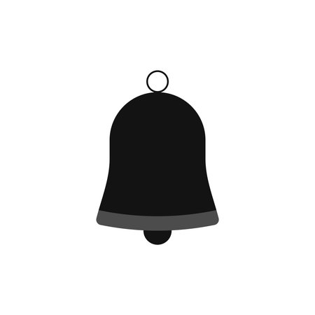 Jingle Bells icon, Christmas symbol, graphic design template, Xmas sign, vector illustrationのイラスト素材