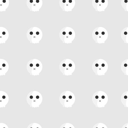 Halloween seamless pattern. Holiday poster design template. Carnival background, loading page, vector illustrationのイラスト素材