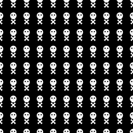 Halloween seamless pattern. Holiday poster design template. Carnival background, loading page, vector illustrationのイラスト素材