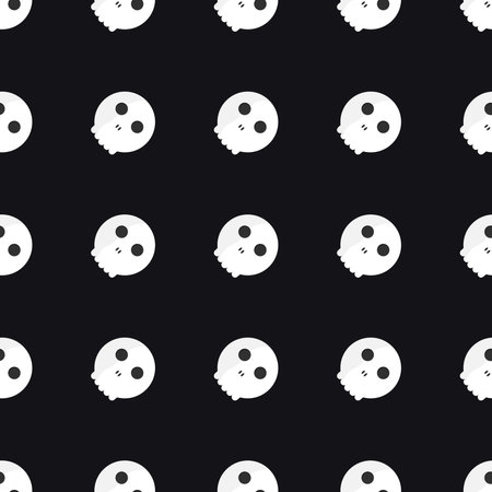 Halloween seamless pattern. Holiday poster design template. Carnival background, loading page, vector illustrationのイラスト素材