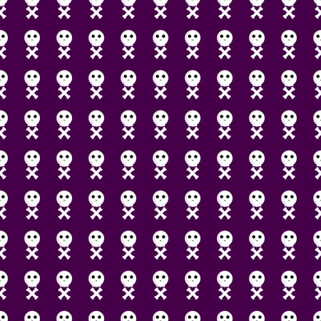 Halloween seamless pattern. Holiday poster design template. Carnival background, loading page, vector illustrationのイラスト素材