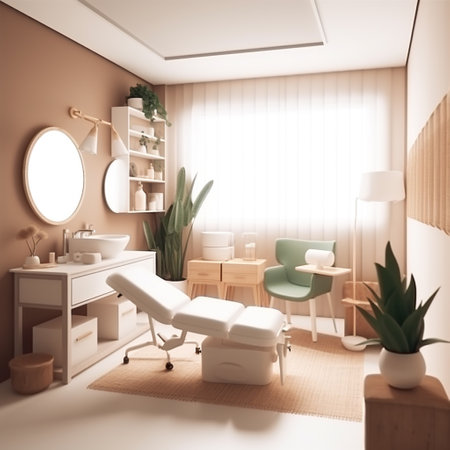 Consultation room for skincare, AI-Generated Imagesの素材
