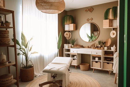 Consultation room for skincare, AI-Generated Imagesの素材